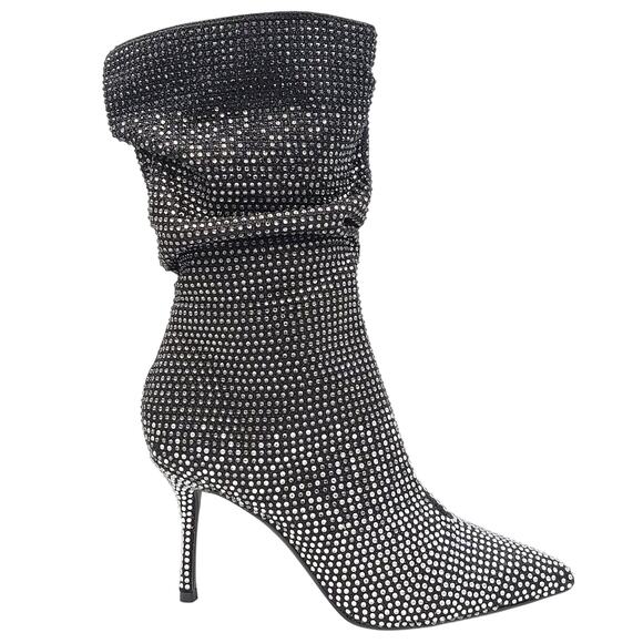 Thalia Sodi Women Raquell Stiletto Heel Slouch Boots Size US 6M Black Ombre - Picture 3 of 6